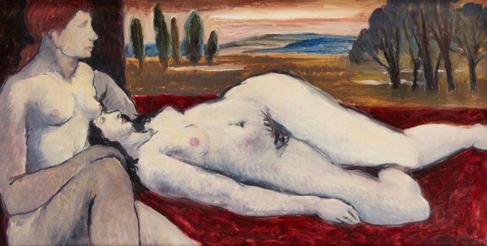 fyffe christie british 1918 1979 two resting figures in a classical lands · Roseberys · 2020-02-11 Fyffe W. G. Christie comparable auction result: fyffe christie british 1918 1979 two resting figures in a classical lands