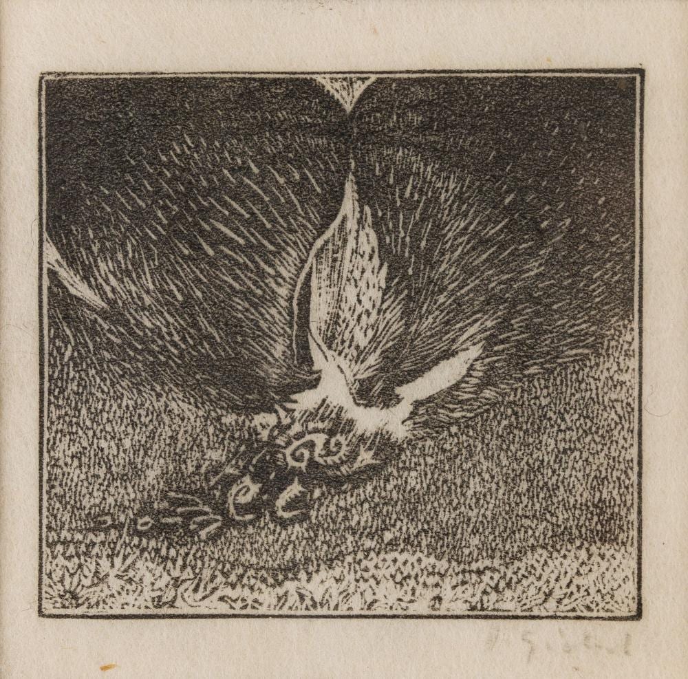 Jozef Gielniak comparable auction result: jozef gielniak 1932 1972 the project of exlibris