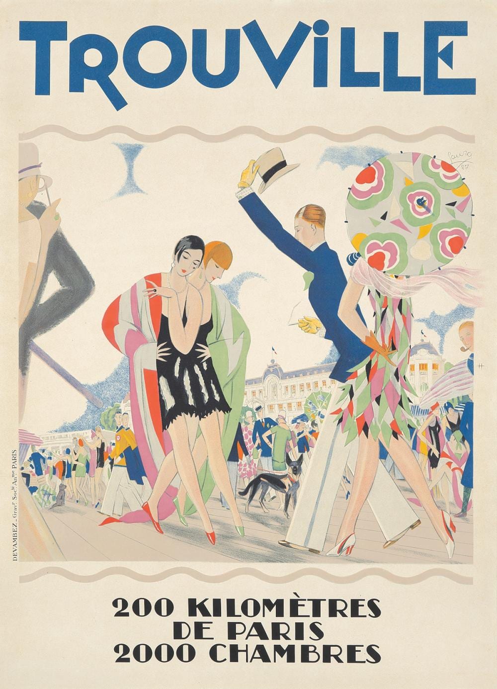 trouville 1927 · Poster Auctions International Inc · 2020-02-23 Maurice Lauro comparable auction result: trouville 1927
