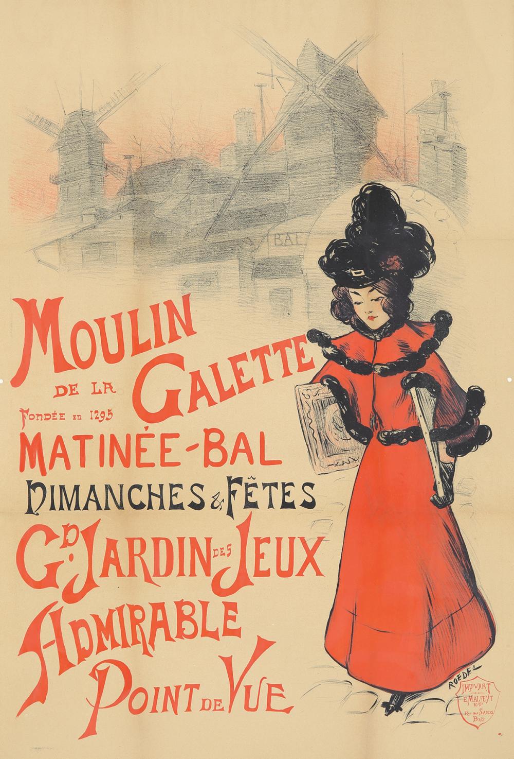 ? (1859) Roedel comparable auction result: moulin de la galette 1895