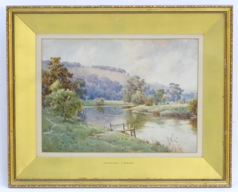 Elliot H. Marten comparable auction result: elliot h marten xix xx watercolour on the th