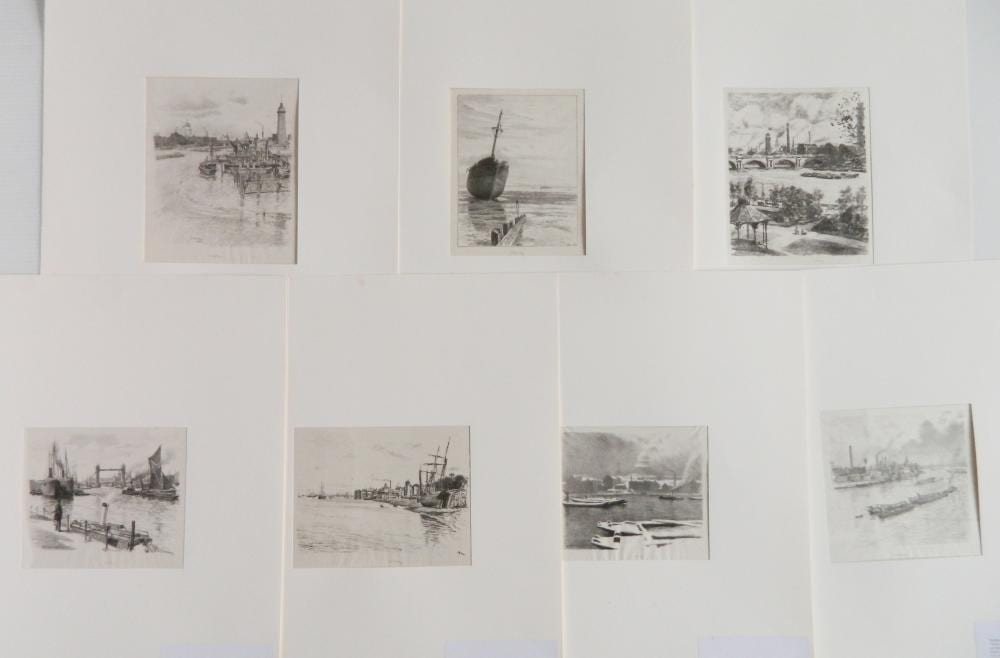 Thomas R. Way comparable auction result: thomas r way 7 lithographs