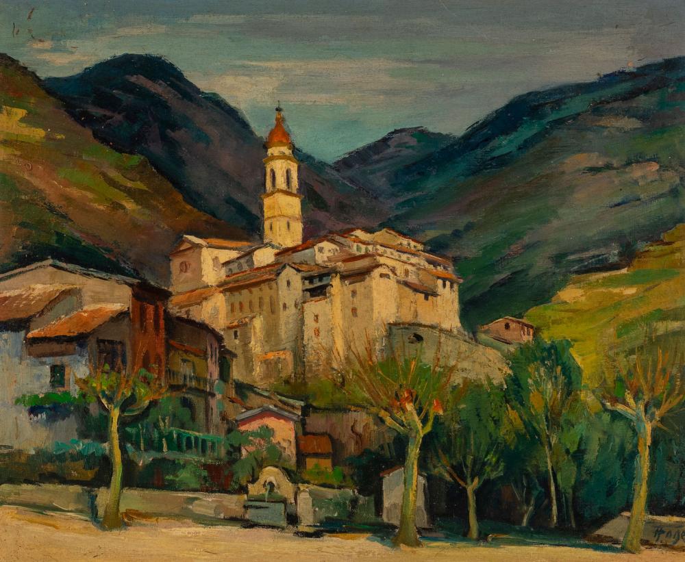 Alfred Hagel comparable auction result: alfred hagel european monastery