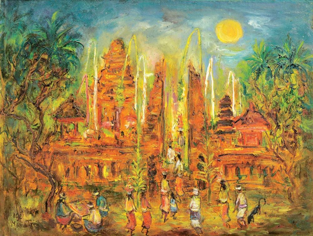 Maria Tjui comparable auction result: odalan di pura