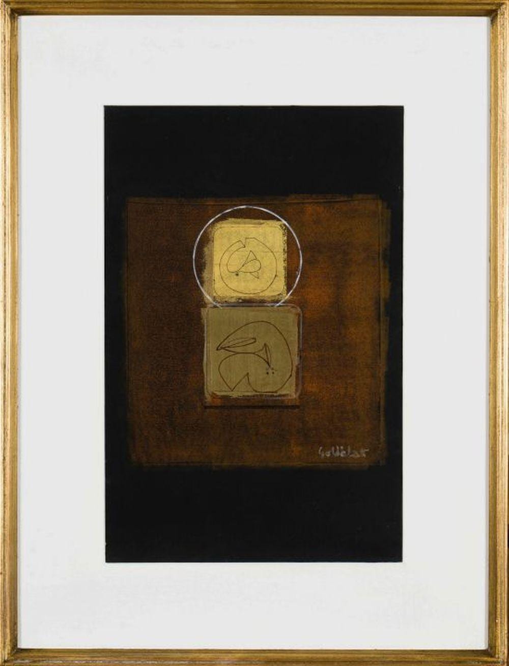 Sidney Goldblatt comparable auction result: sidney goldblatt 1919 1979 abstract composition