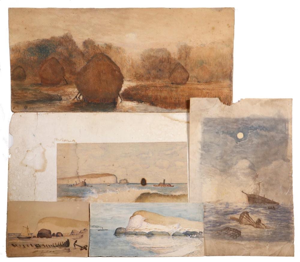 John Worthington Mansfield comparable auction result: john worthington mansfield ma 1849 1933