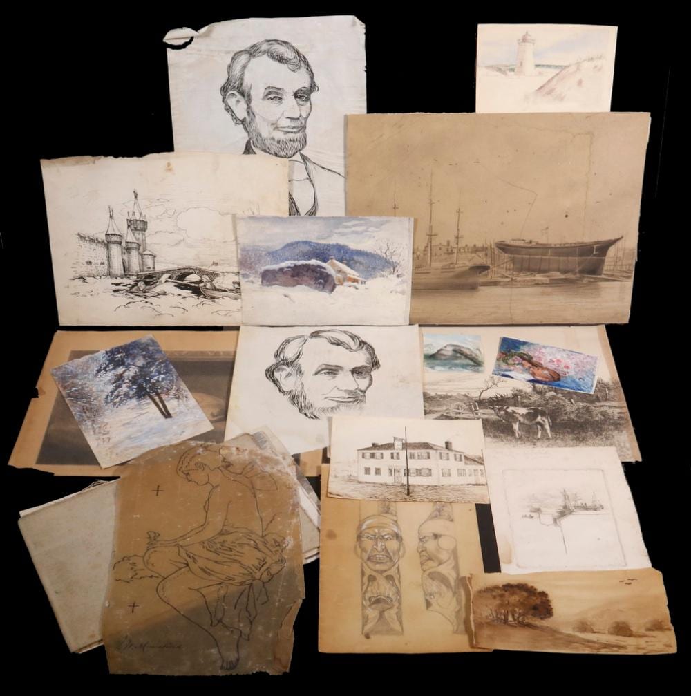 John Worthington Mansfield comparable auction result: john worthington mansfield ma 1849 1933