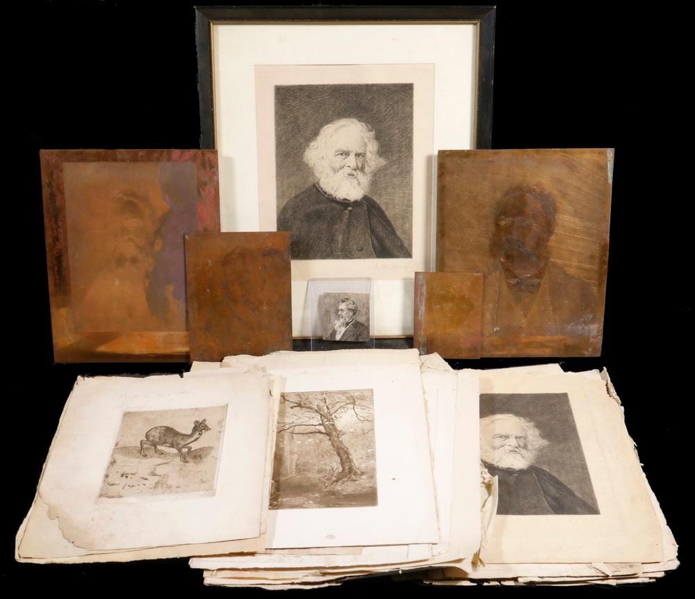 John Worthington Mansfield comparable auction result: john worthington mansfield ma 1849 1933