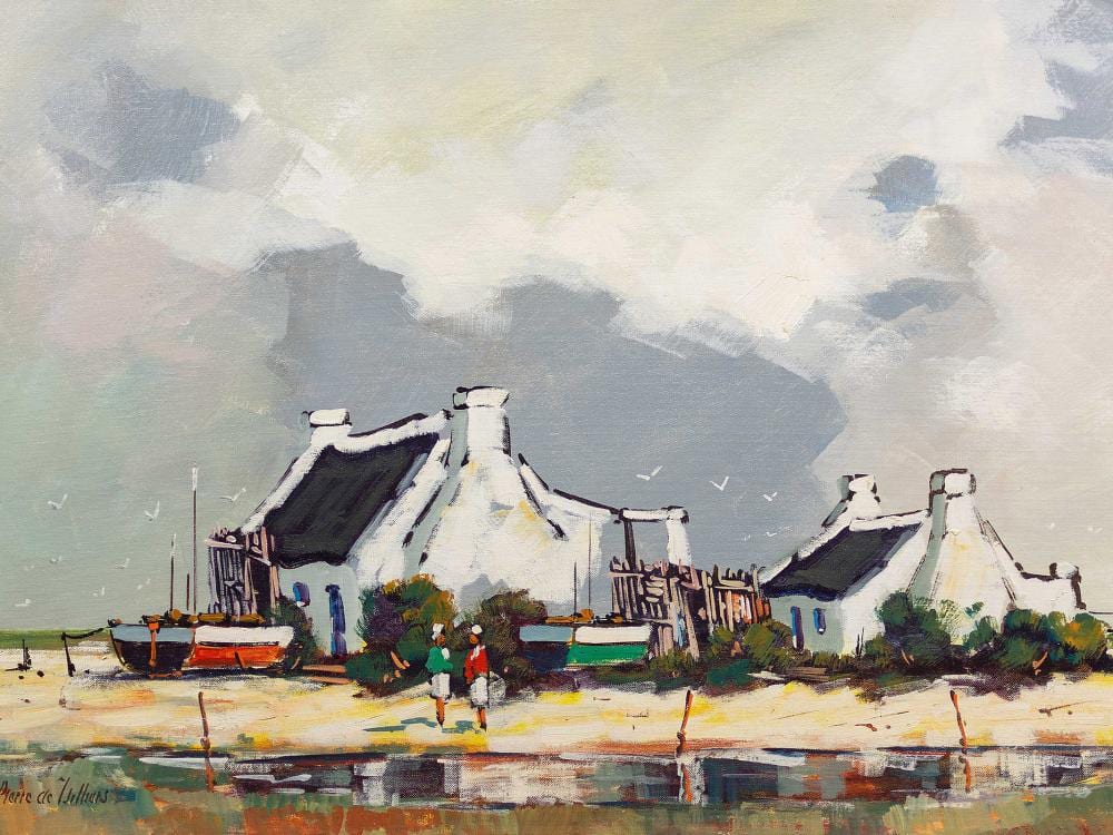 pierre de villiers sa 1921 2004 oil arniston cottages signed 60 x 90 · 5th Avenue Auctioneers · 2020-02-16 Pierre de Villiers comparable auction result: pierre de villiers sa 1921 2004 oil arniston cottages signed 60 x 90