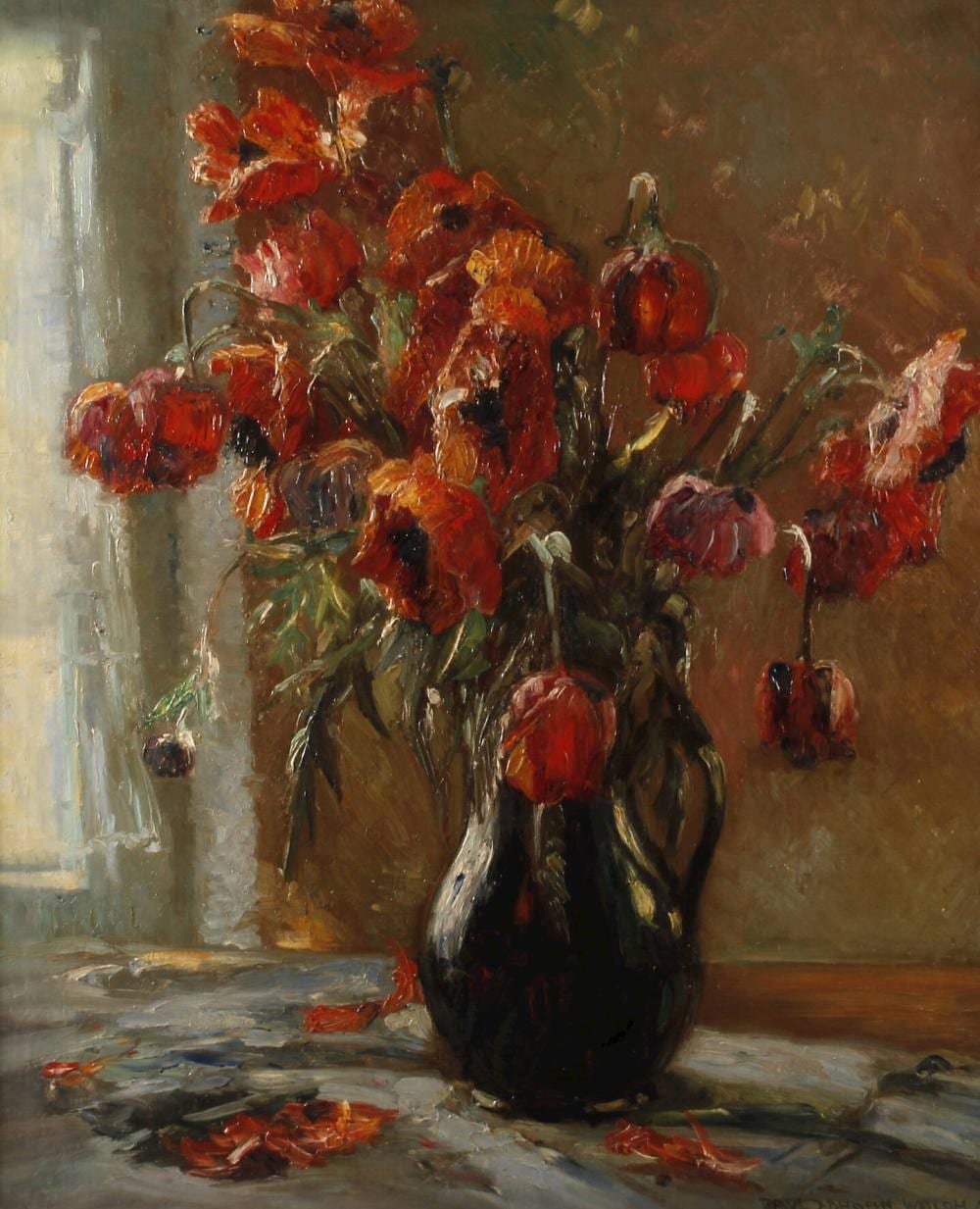 paul johann walch mohnblumenstillleben · Auktionshaus Mehlis GmbH · 2020-02-29 Paul Johann Walch comparable auction result: paul johann walch mohnblumenstillleben