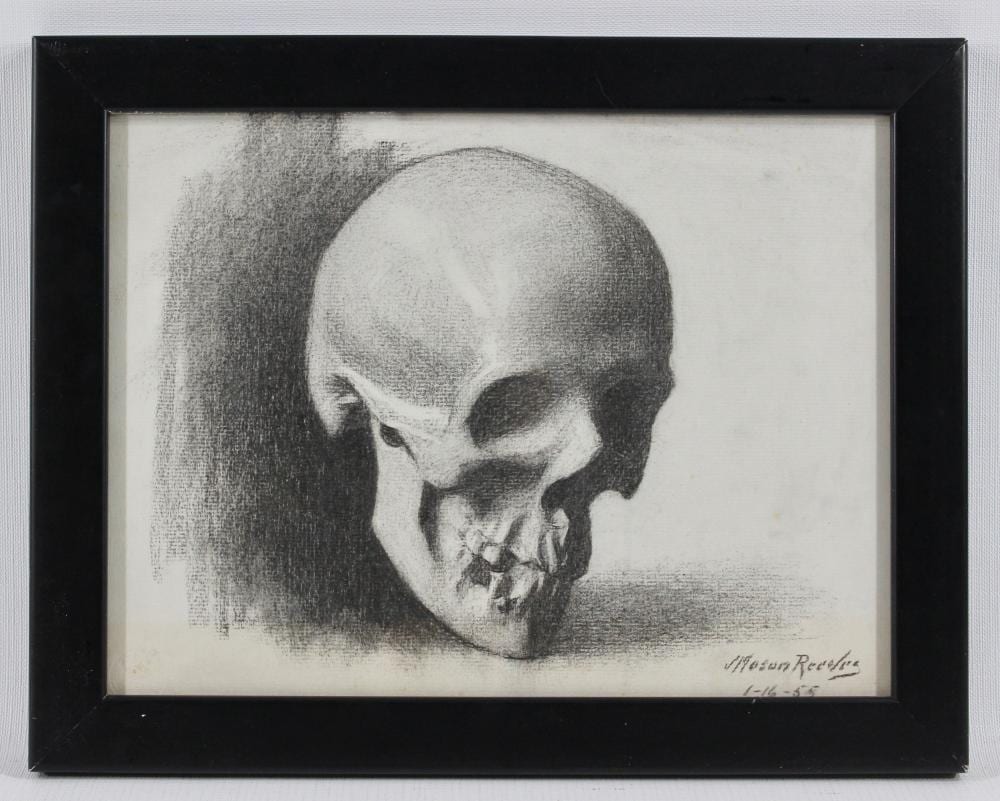 Joseph Mason Reeves comparable auction result: joseph mason reeves skull study