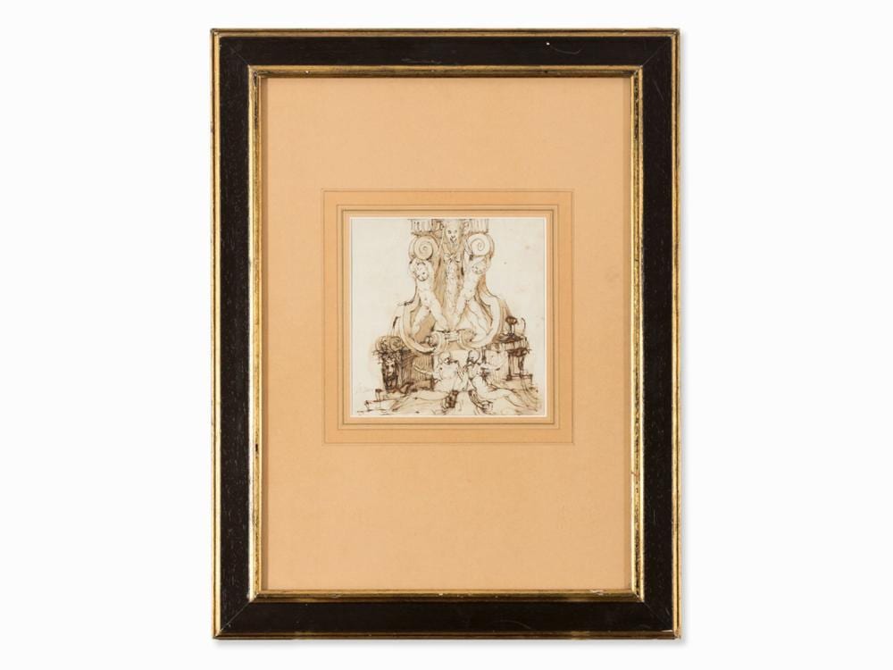 Marco Marchetti comparable auction result: marco marchetti ca 1526 1588 design for a base 16th c marco marchetti ca 1526 1588 entwurf f r eine basis 16 jh