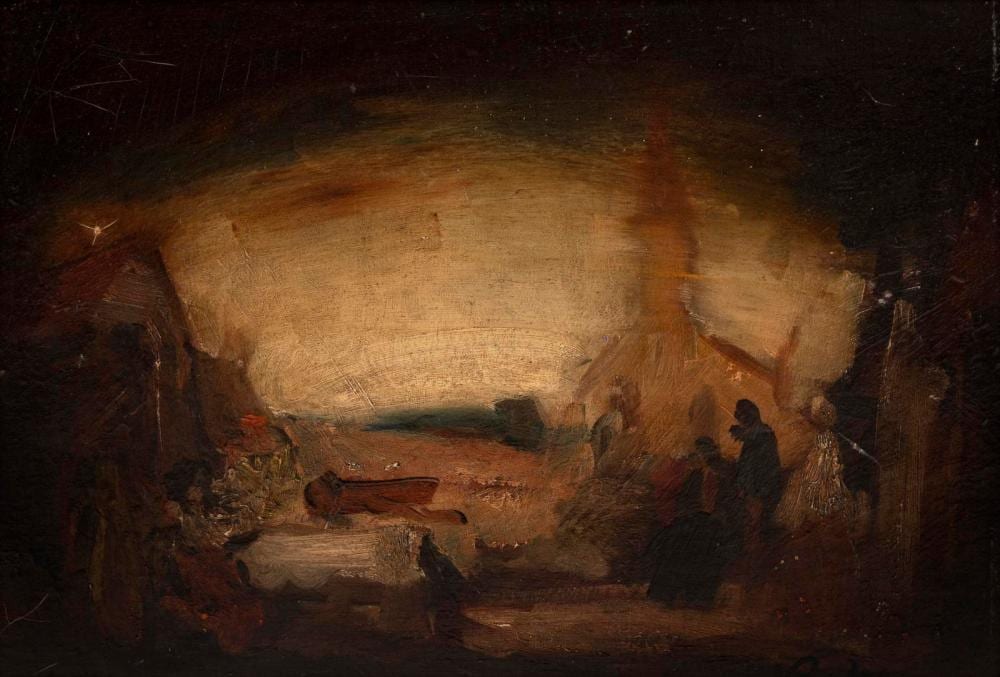 Gyula Rudnay comparable auction result: gyula rudnay hungarian 1878 1957 evening church service