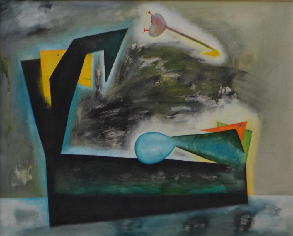 Rafael Gurvich comparable auction result: rafael gurvich an unusual sighting oil on canvas 69 x 81cm