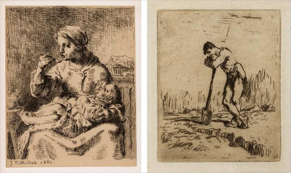 la bouille l homme appuy sur sa b che · Mallet Auction · 2020-02-28 jean Millet comparable auction result: la bouille l homme appuy sur sa b che