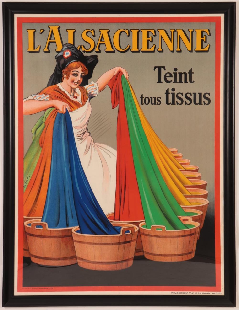 Albert Dorfinant comparable auction result: albert dorfinant l alsacienne teint tous tissus