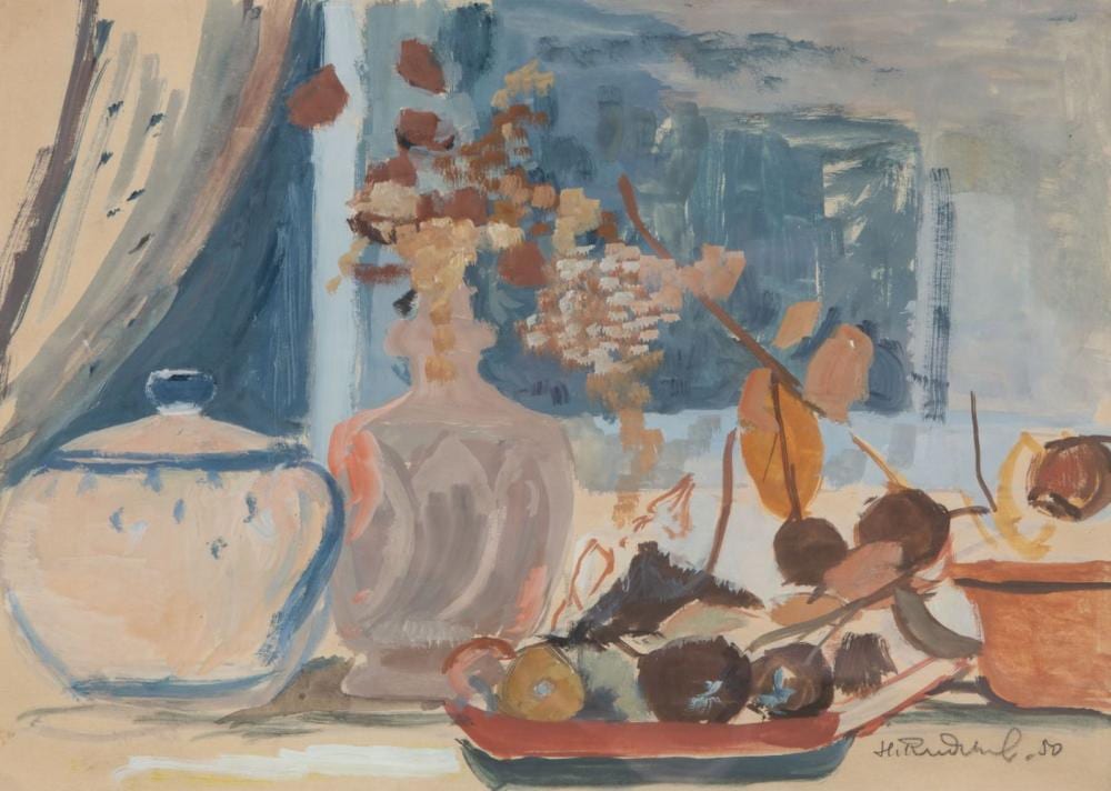 Hanna Rudzka-Cybisowa comparable auction result: hanna rudzka cybisowa 1897 1988 still life 1950