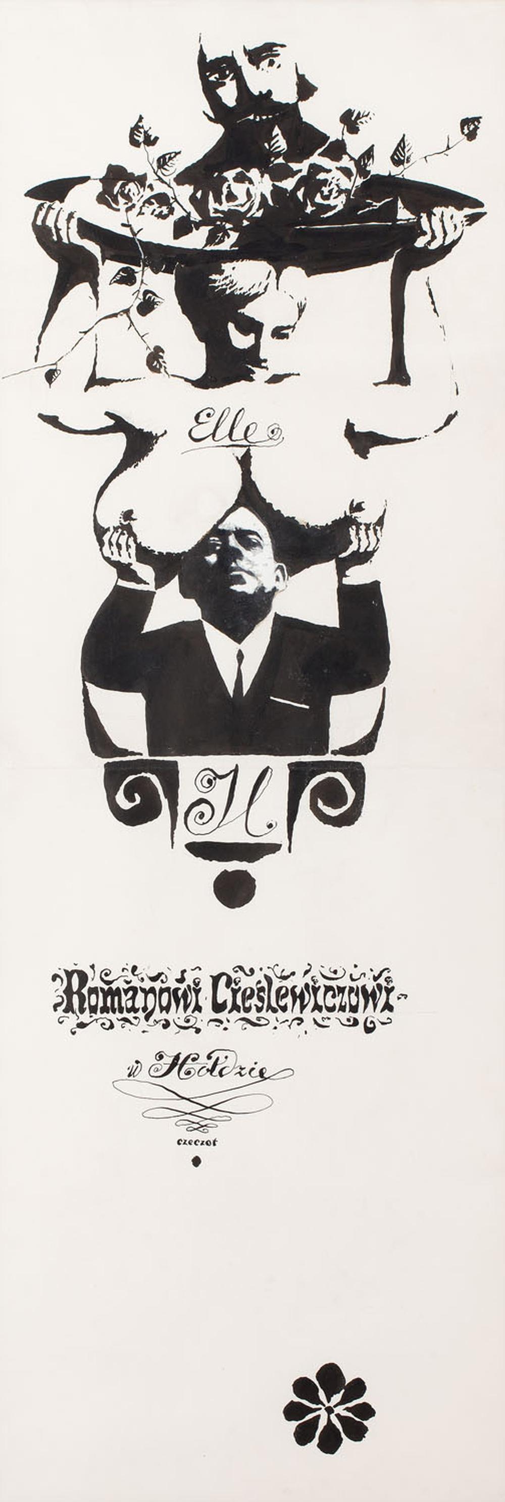 Andrzej Czeczot comparable auction result: andrzej czeczot 1933 2012 tribute to cieslewicz czeczot