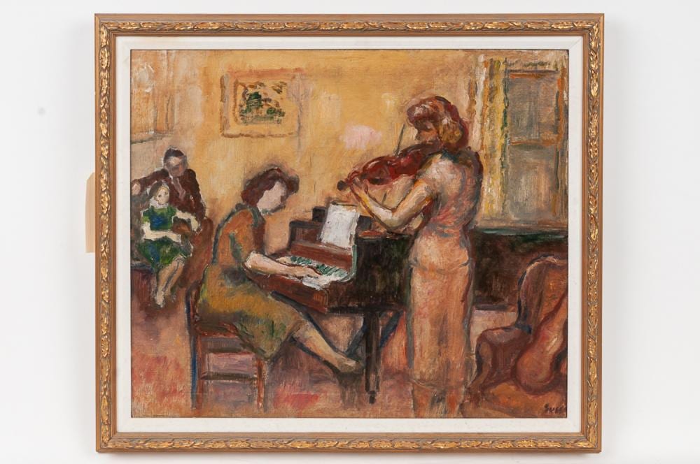 Bernar Gussow comparable auction result: bernard gussow musical sunday afternoon