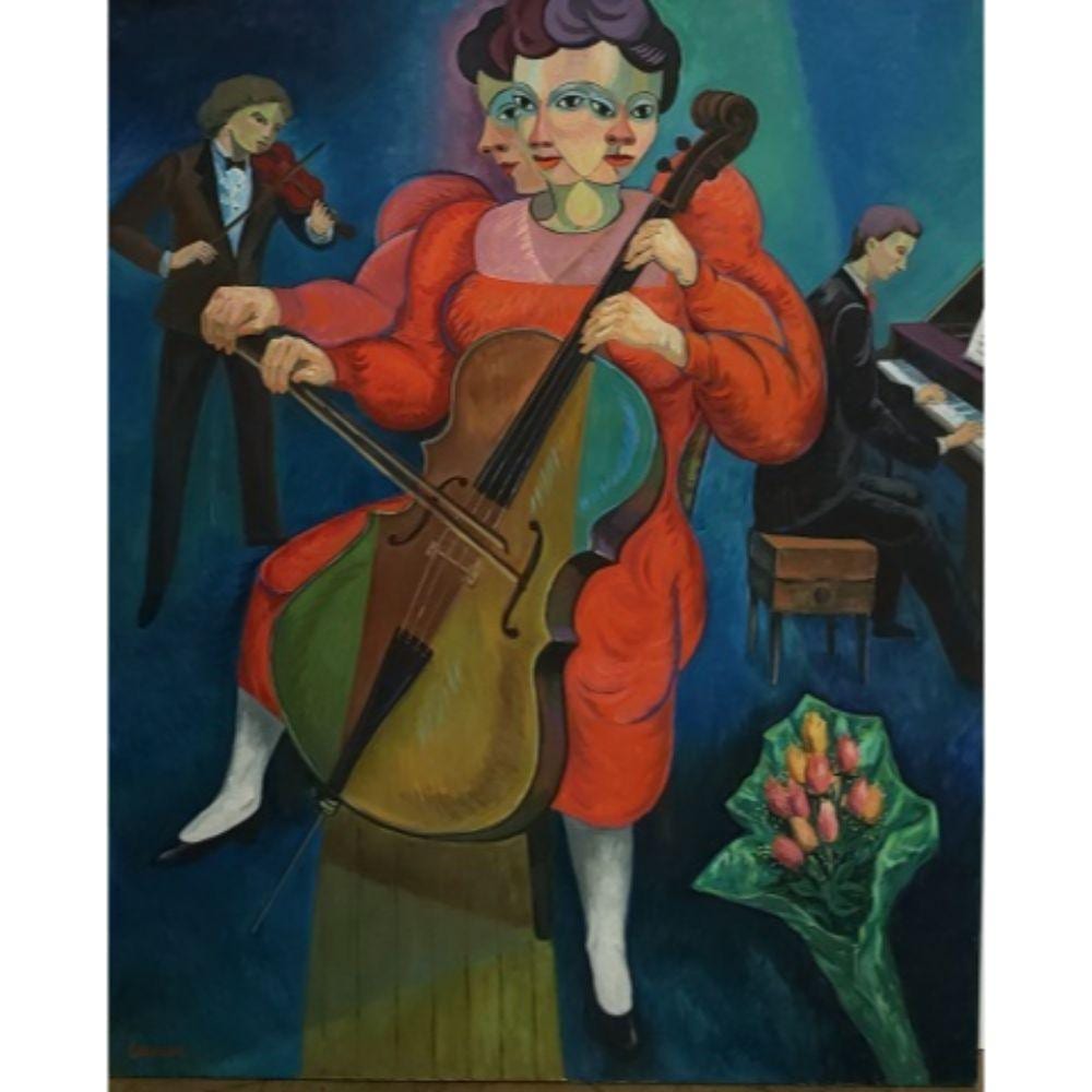 Will Lamm comparable auction result: will lamm original oil painting