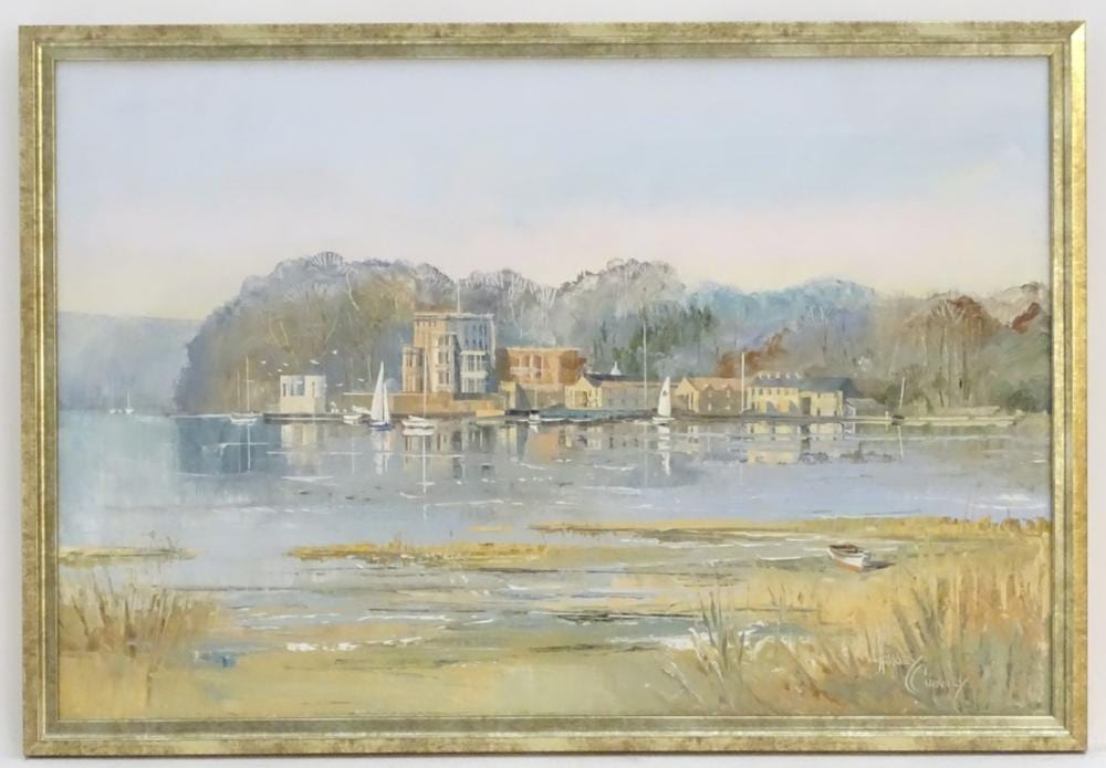 Harley Crossley comparable auction result: harley crossley xx oil on canvas brownsea isl