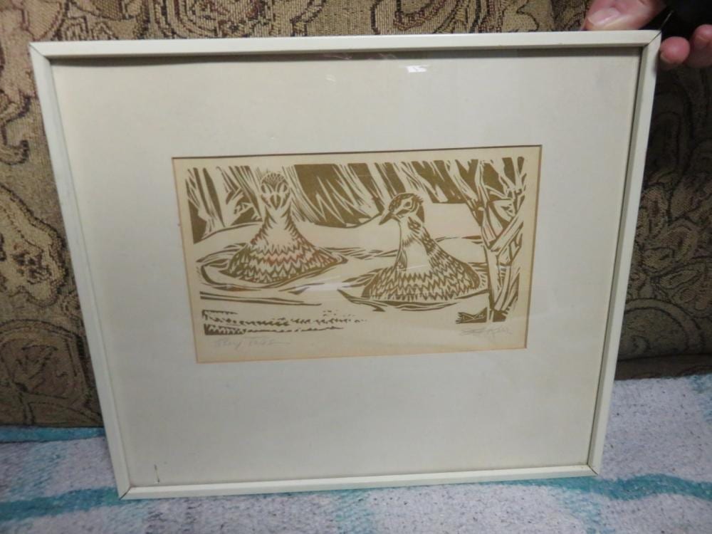Illingworth Holey Kerr comparable auction result: illingworth holey kerr 1905 1989 canadian linocut