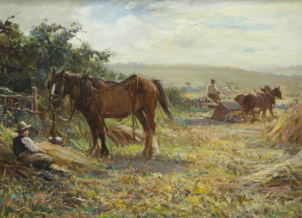 Ernest Higgins Rigg comparable auction result: ernest higgins rigg 1868 1947 taking a rest signed lower right oil on