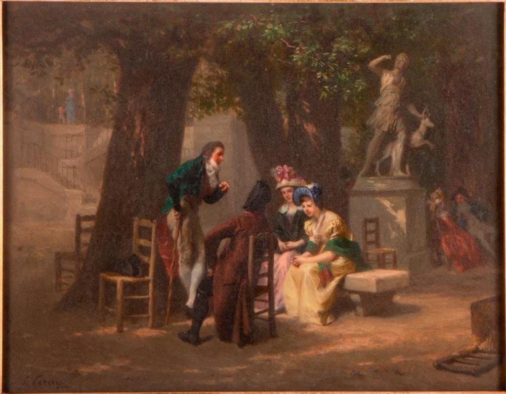 Prudent Louis Leray comparable auction result: prudent louis leray 1820 1879