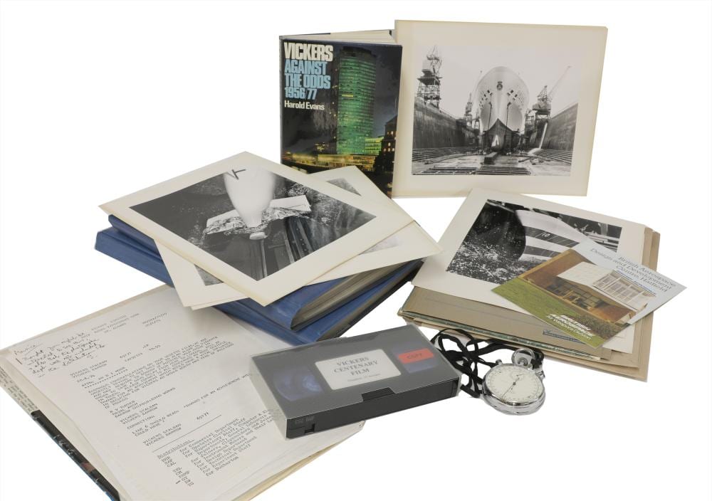 A. Vickers comparable auction result: a number of documents and photographs relating to the vickers ship model experiment tanks