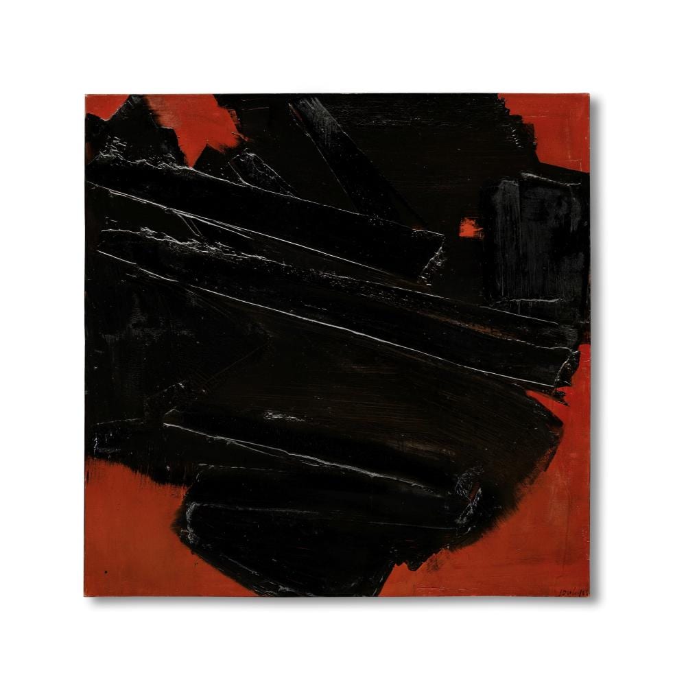 Pierre Soulages (French, born 1919) Peinture 128,5 x 128,5 cm, 16 décembre 1959 1959 comparable sale