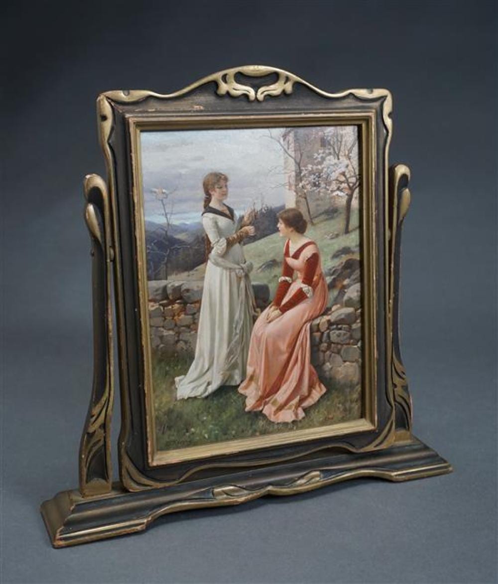 Eduard Niczky comparable auction result: eduard niczky german 1850 1919 the apple blossom branch oil on paper