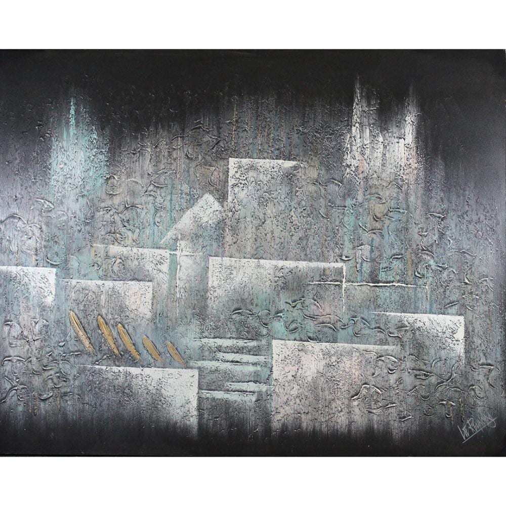Lee Reynolds aka Lee Burr, Large Painting Abstract sold by Donny Malone Auctions, lot 387 — auction record photograph