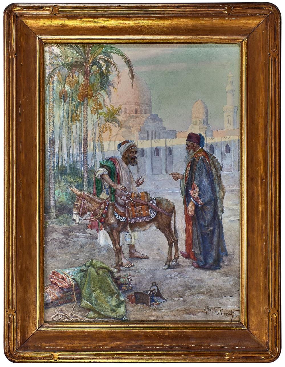 Alberto Rosati comparable auction result: alberto rosati painting