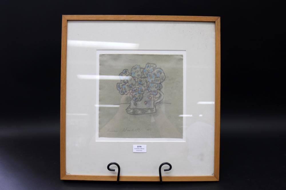 Anne Wienholt comparable auction result: anne wienholt 1920 2018 australia flowers in a mug 1987 pencil and pastel signed lower left ex david jones art gallery sydney 1989 approx 24cm sq