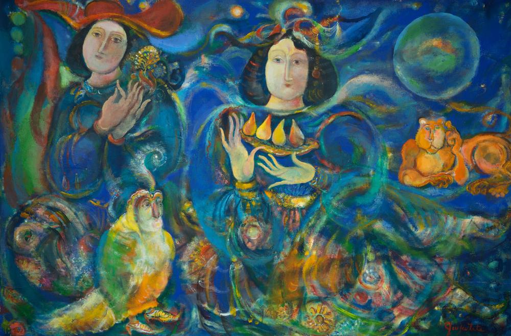 GAYANE KHACHATURIAN comparable auction result: gayane khachaturian georgian armenian 1942 2009