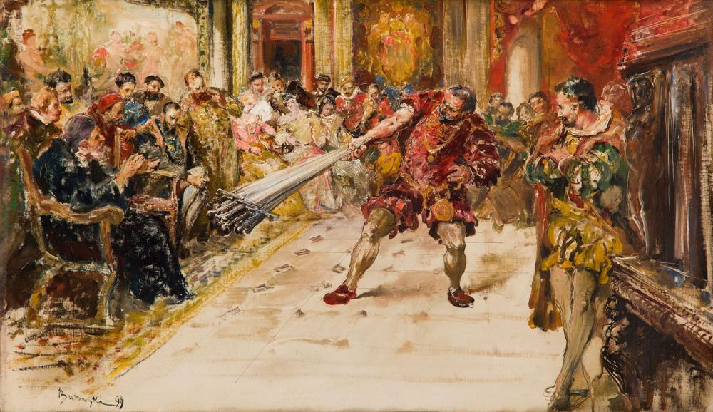 Stanislaw Kaczor-Batowski comparable auction result: stanislaw kaczor batowski 1866 1946 byl ten stanislaw ciolek z zelechowa zwany lomignatem 1899