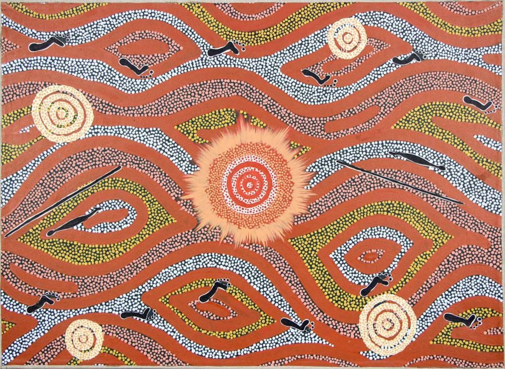 Maureen Hudson Nampitjinpa comparable auction result: maureen hudson nampitjinpa fire dreaming