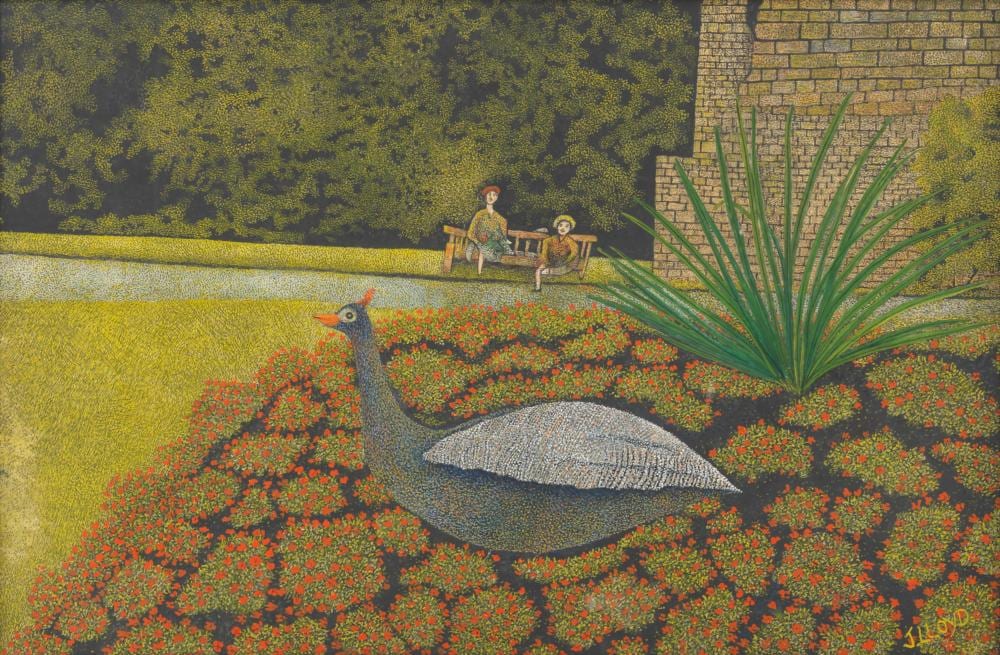 James Lloyd comparable auction result: james lloyd british 1905 1974 museum gardens york painted circa 1968