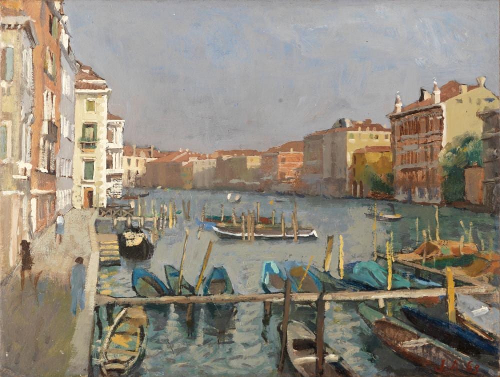 John Arthur Malcolm Aldridge comparable auction result: john arthur malcolm aldridge british 1905 1983 grand canal early morning