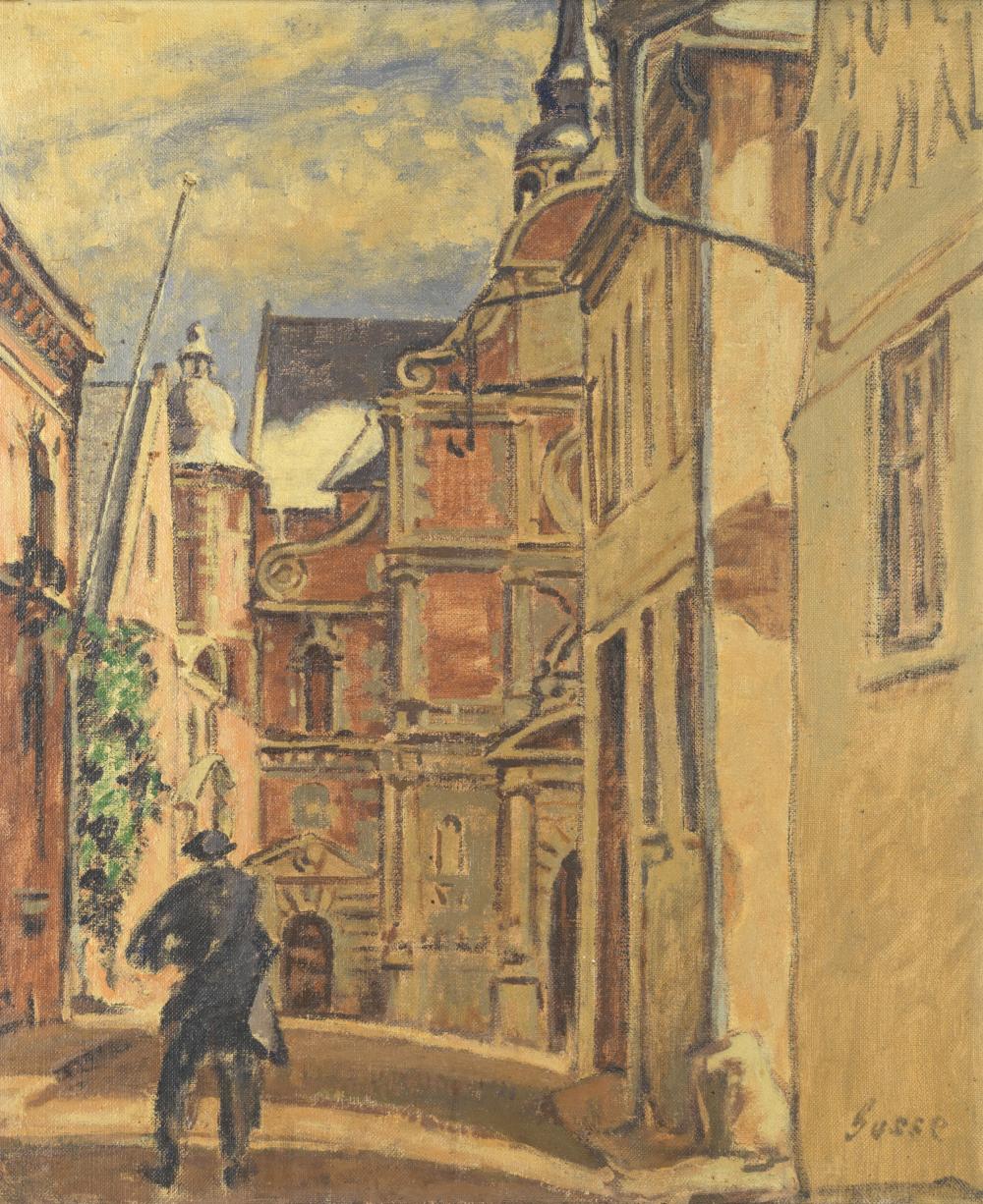 Sylvia Gosse comparable auction result: sylvia gosse british 1881 1968 l glise at eu normandy