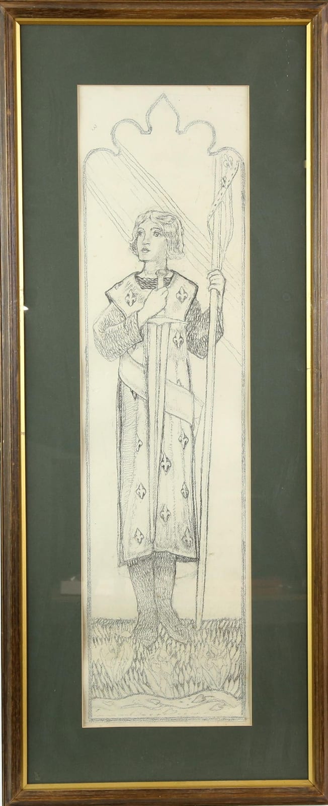 Louis Davis comparable auction result: louis davis british 1860 1941 pencil drawing o