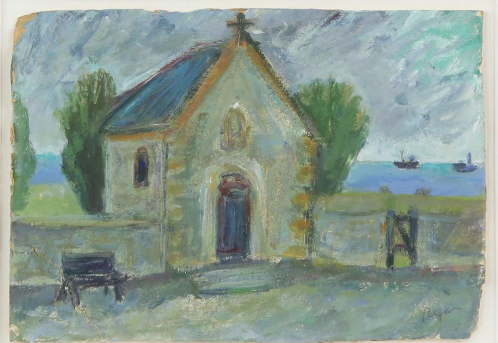 Adrian Ryan comparable auction result: adrian ryan british 1920 1998 chapel in zenno