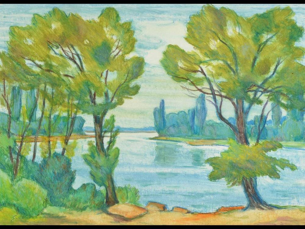 Georg Vorhauer comparable auction result: georg vorhauer 1903 paris 1981 neustadt landscape on