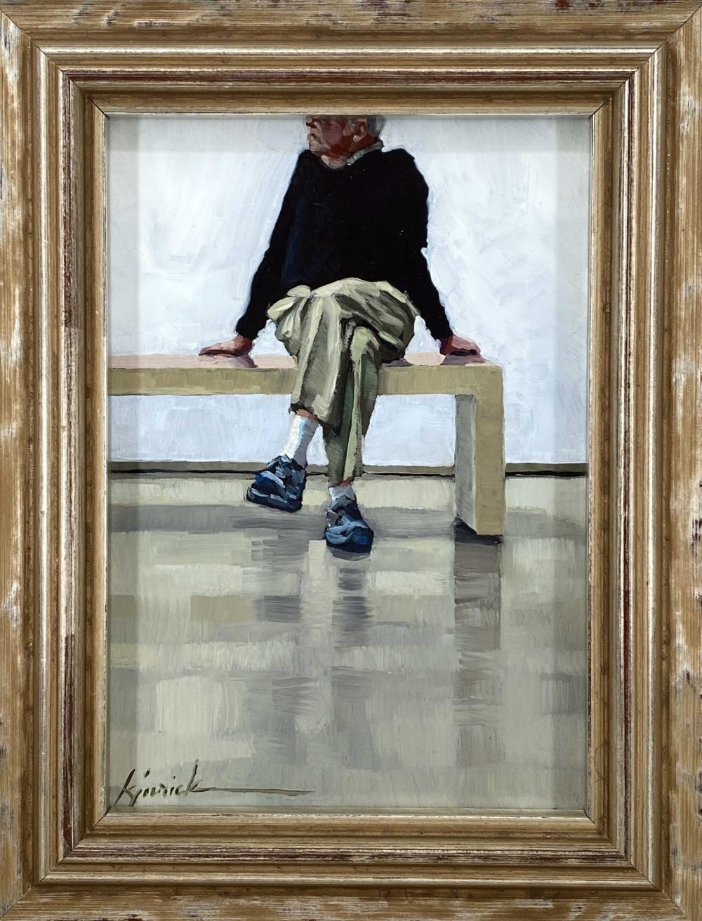 karin jurick bench test oil on board · Bradford's · 2020-03-22 Karin Jurick comparable auction result: karin jurick bench test oil on board