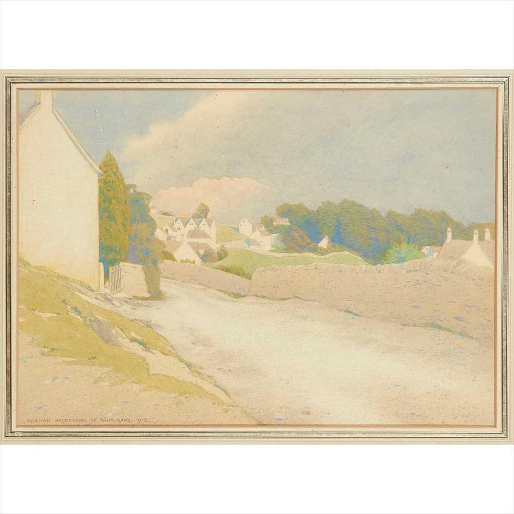 norman wilkinson of four oaks 1882 1934 village scene 1910 · Lyon & Turnbull · 2020-04-01 Norman (1882) Wilkinson comparable auction result: norman wilkinson of four oaks 1882 1934 village scene 1910