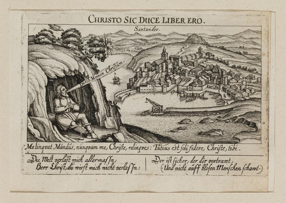 Daniel Meisner comparable auction result: daniel meisner santander copper engraving