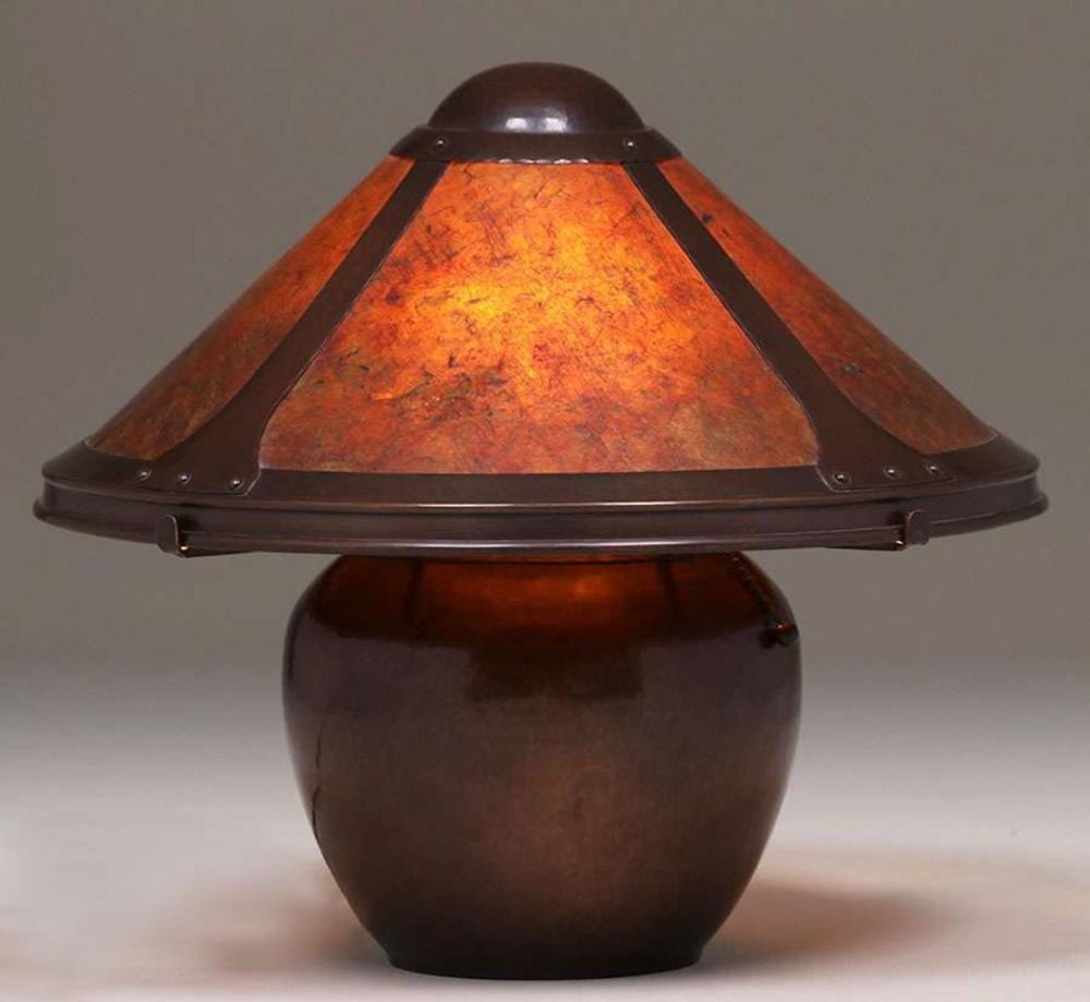Michael Adams comparable auction result: michael adams aurora studios hammered copper mica