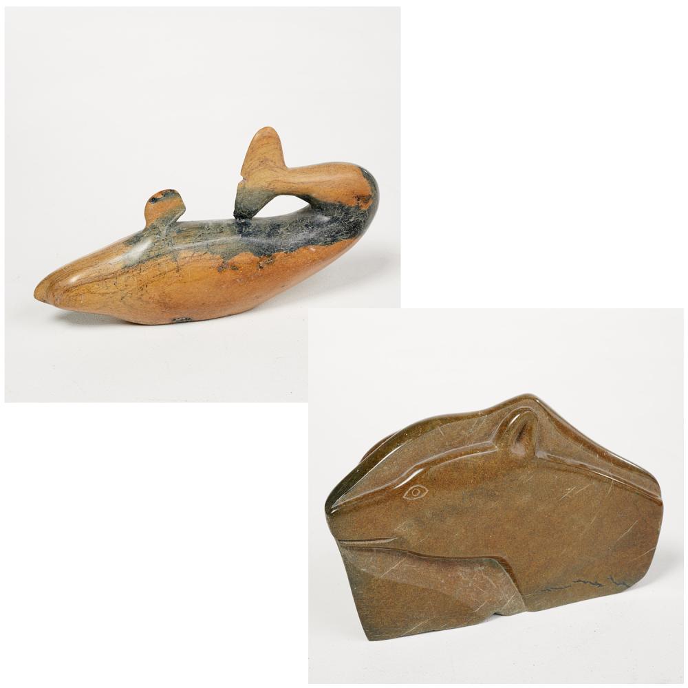 Davidee Itulu comparable auction result: davidee itulu iniut stone carvings