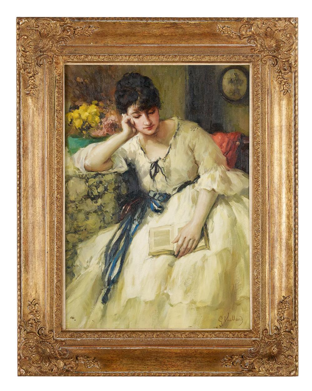 George Vuillard comparable auction result: george vuillard french b 1956 the reader