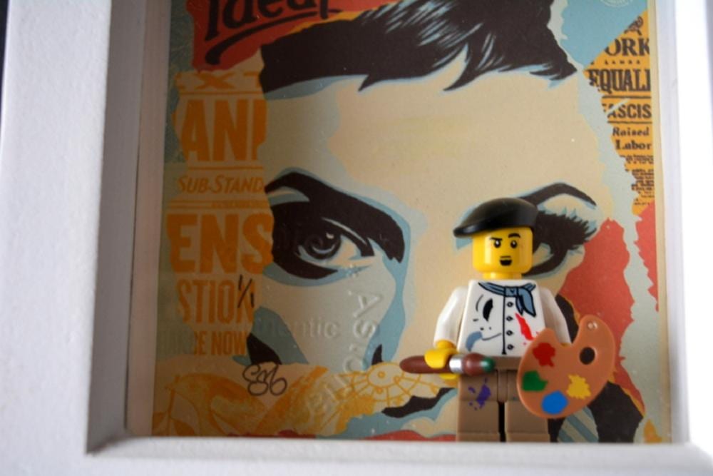 Emo Raphiel Astoria comparable auction result: emo raphiel astoria giclee print with original lego